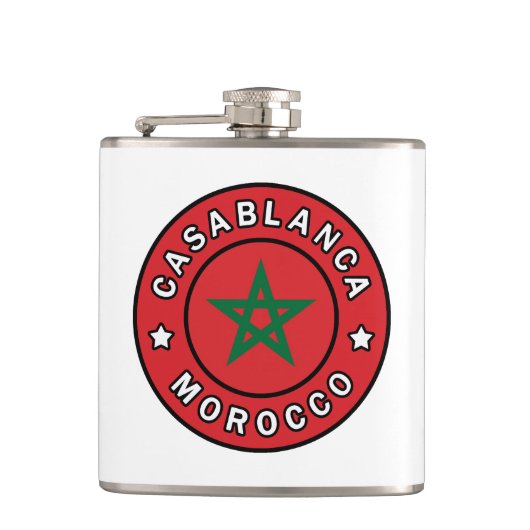 Casablanca Marokko Heupfles (Voorkant)