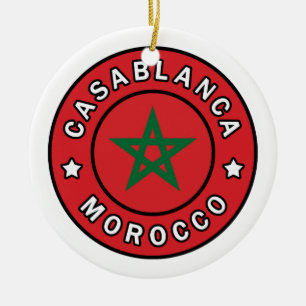 Casablanca Marokko Keramisch Ornament