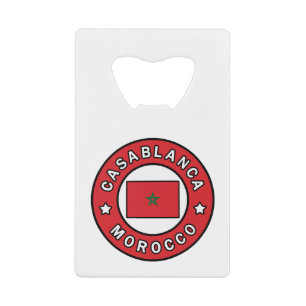 Casablanca Marokko Kredietkaart Flessenopener