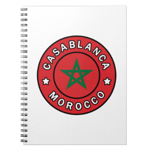 Casablanca Marokko Notitieboek