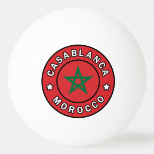 Casablanca Marokko Pingpongballen