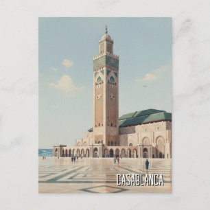 Casablanca Marokko Reizen Briefkaart