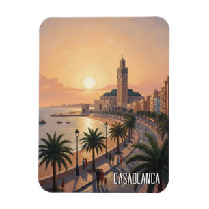 Casablanca Marokko Reizen Magneet