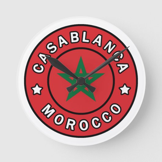 Casablanca Marokko Ronde Klok (Voorkant)