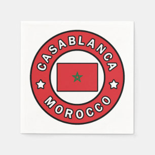 Casablanca Marokko Servet