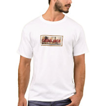 Casablanca Marokko Vector Silhouette T-Shirt.