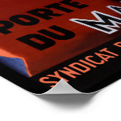 Casablanca Pore Du Maroc Travel Poster (Hoek)