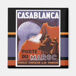 Casablanca Tourism  Magnet Magneet