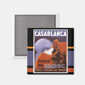 Casablanca Tourisme Magnet Vintage (Recto/Verso)