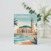Casablanca vintage briefkaart (Staand voorkant)