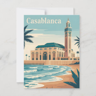 Casablanca vintage briefkaart