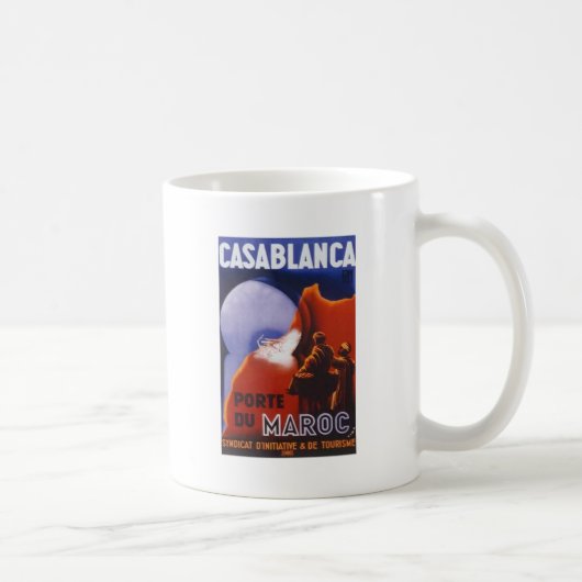 Casablanca Vintage Travel Koffiemok (Rechts)