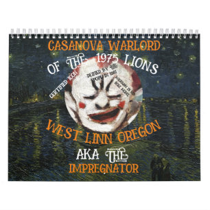 CASANOVA OORLOGSHERSTOER WEST LINN OREGON OR KALENDER