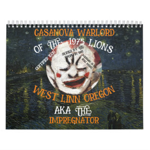 CASANOVA OORLOGSMAN MORES WEST LINN OREGON OR KALENDER