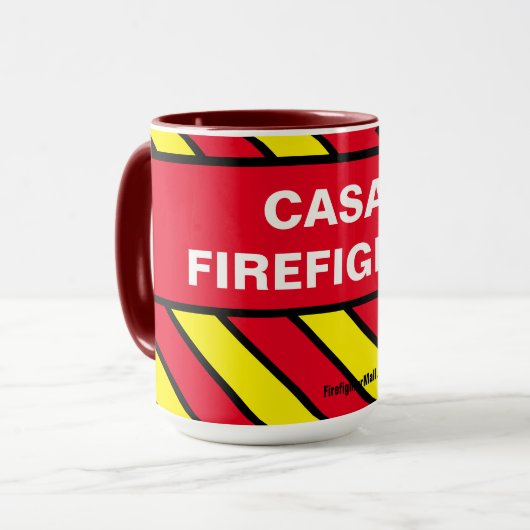 CASAR FIREFIGHER MUG (Devant gauche)