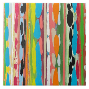 Cascade 4 6 x 6 keramische tapijten tegeltje