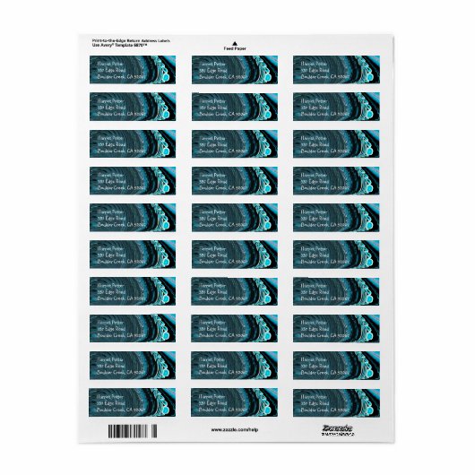 Cascade 6 etiket (Full Sheet)