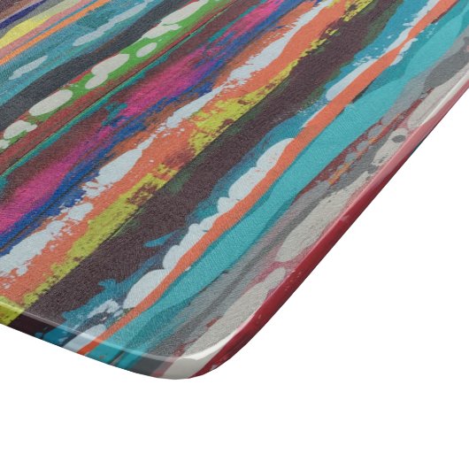 Cascade 6 x 7 Deco Glass Cutting Board Snijplank (Hoek)