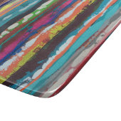 Cascade 6 x 7 Déco Planche à découper en verre (Coin)