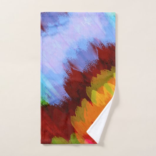 Cascade aquarelle, nature 2 (Serviette à main)