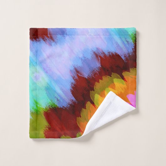 Cascade aquarelle, nature 2 (Gant de toilette)