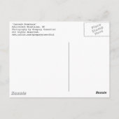 cascade-berg briefkaart (Achterkant)