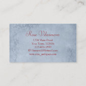  Cascade Blue Flower Shop Visitekaartje (Achterkant)