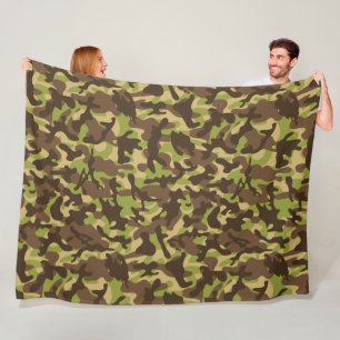 Cascade Camouflage Fleece Deken