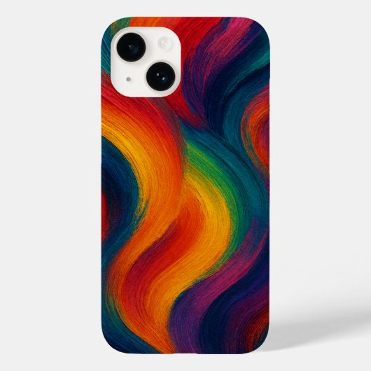 Cascade coque iphone - Vibrant Peinture Cadeau Art (Verso)