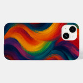 Cascade coque iphone - Vibrant Peinture Cadeau Art (Verso (horizontal))