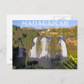 Cascade d'Ampefy, Madagaskar Briefkaart (Voorkant / Achterkant)