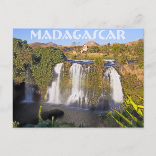 Cascade d'Ampefy, Madagaskar Briefkaart (Voorkant)