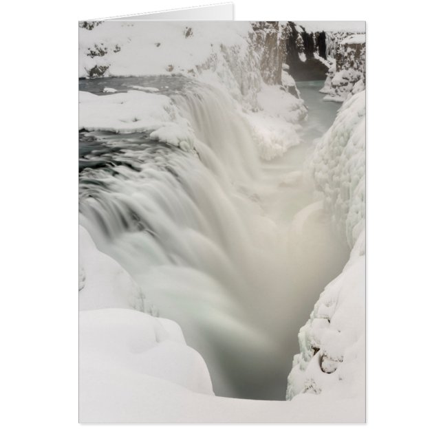 Cascade de Godafoss, hiver, Islande (Devant)