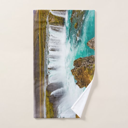 Cascade de Godafoss, Islande (Serviette à main)