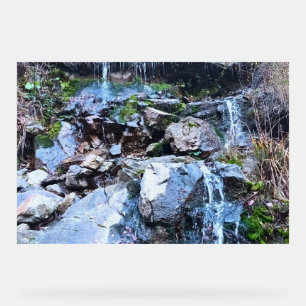 Cascade de montagne pittoresque - Nature sauvage R