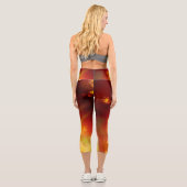 Cascade de nuit Capri Leggings (Verso)