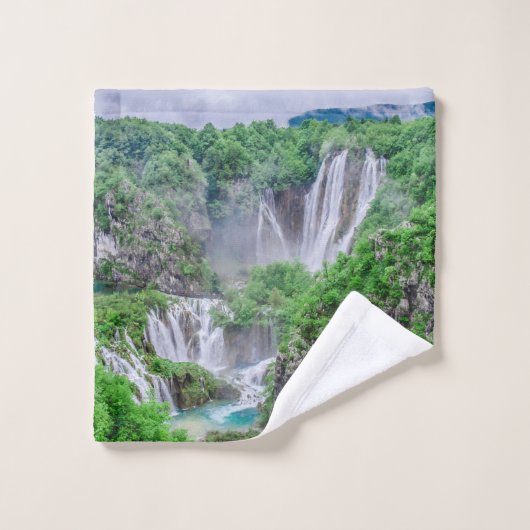 Cascade des lacs Plitvice (Gant de toilette)