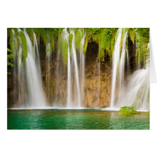 Cascade d'été verte (Devant horizontal)