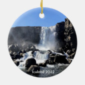 Cascade d'Islande - ornement céramique (Dos)