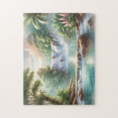 "CASCADE EN AQUARELLE" PUZZLE (Vertical)
