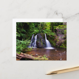 Cascade en verre de fée, carte postale Rosemarkie