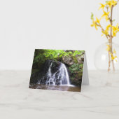 Cascade Fairy Glen, Rosemarkie Carte de voeux (Fleur jaune)