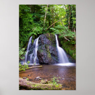 Cascade Fairy Glen, Rosemarkie, Ecosse Poster