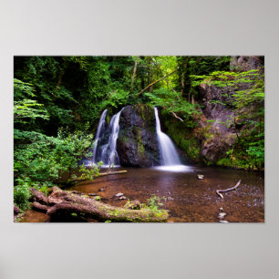 Cascade Fairy Glen, Rosemarkie, Ecosse Poster