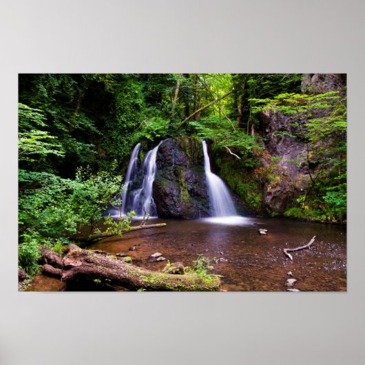 Cascade Fairy Glen, Rosemarkie, Ecosse Poster (Devant)