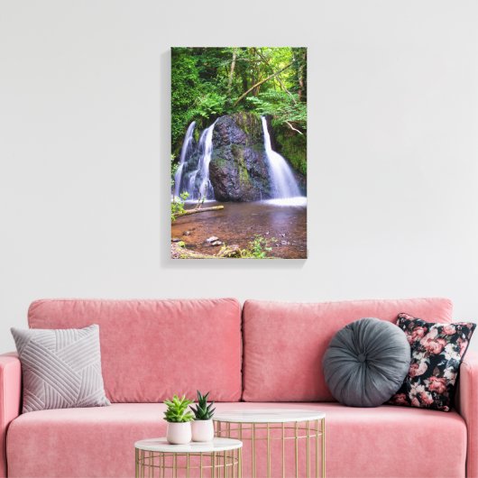 Cascade Fairy Glen, Rosemarkie, Impression en toil (Insitu(Salon))