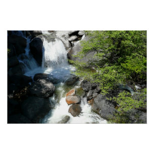Cascade Falls in Yosemite National Park Perfect Poster