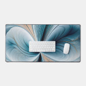Cascade Floral - Débit Abstrait de Teal et d'Or (Clavier et souris)