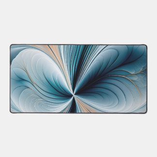Cascade Floral - Débit Abstrait de Teal et d'Or