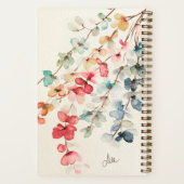 Cascade florale - Carnet spiral (Verso)